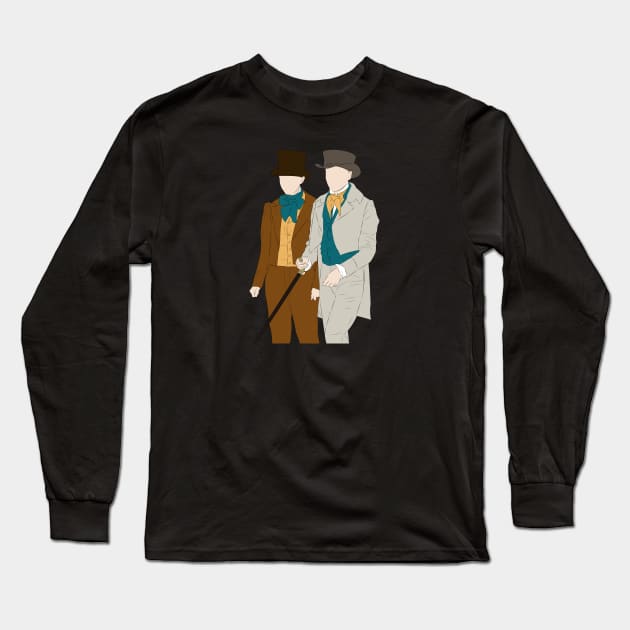 Emily and Sue - Dickinson Long Sleeve T-Shirt by LiLian-Kaff